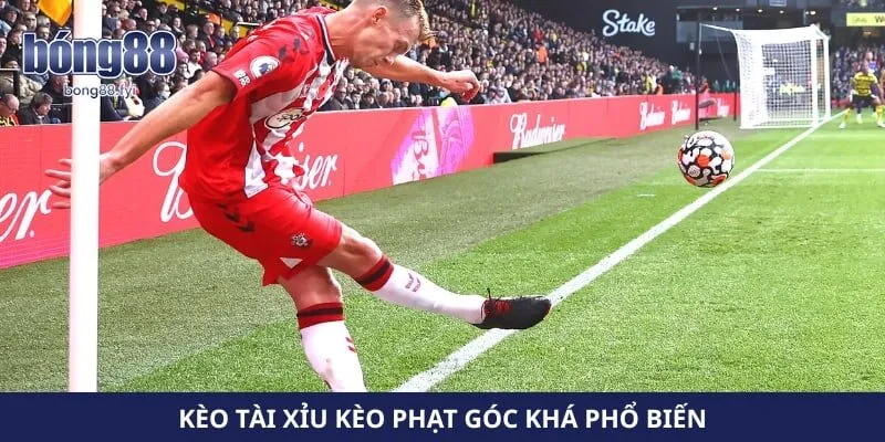 Kèo tài xỉu kèo phạt góc khá phổ biến